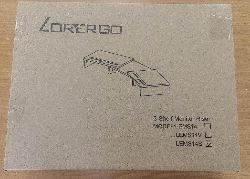 Dual Monitor Stand for Desk, Monitor Stand with 2 Slots for Phone and Tablet, Dual Monitor Riser with Length and Angle Adjustable, Computer Stand for Monitor, Laptop, Tablet (Black)